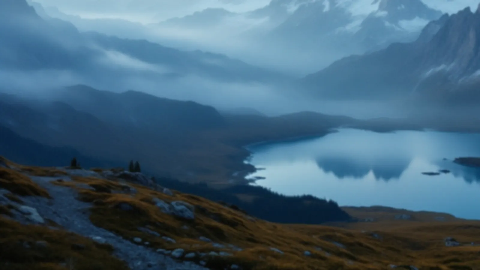 Grey granite peaks above a high alpine lake at sunrise, the GranitAlta view of emergency loans online, $100 – $5,000